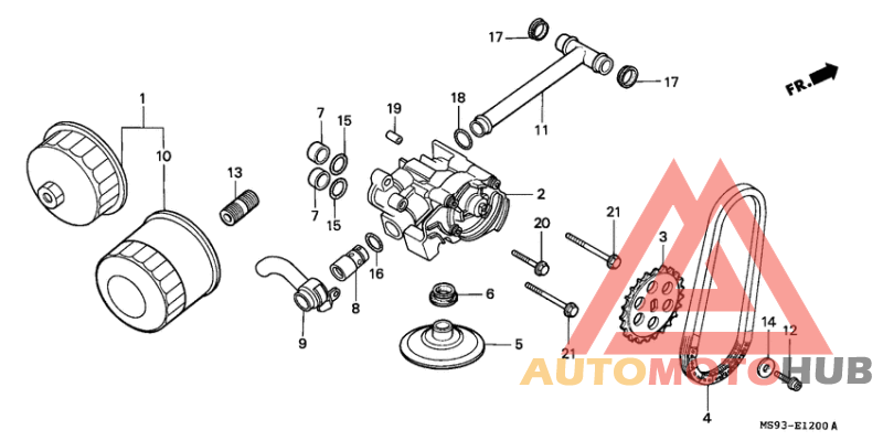 Oil filter/oil pump