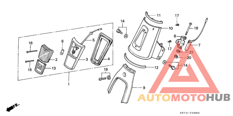 Top cover/position lamp