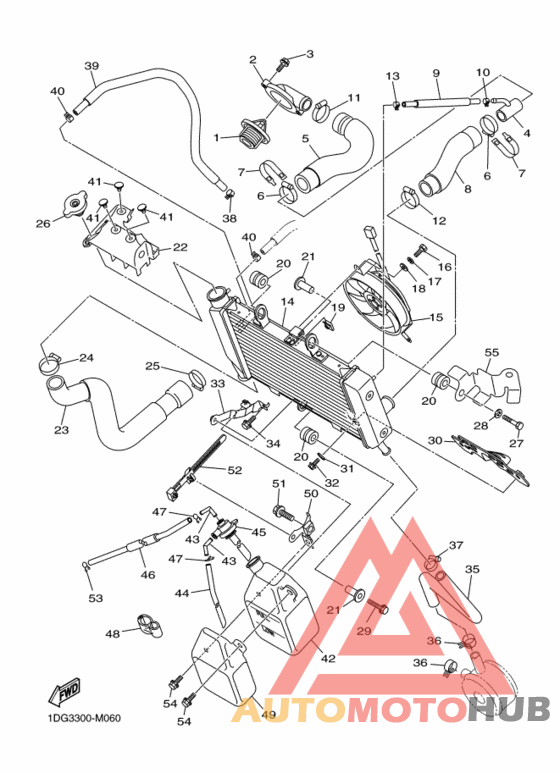 Радиатор и шланг