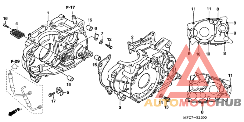 Картер двигателя