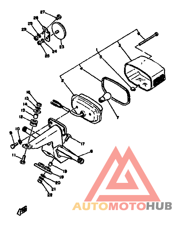 Задний фонарь 1