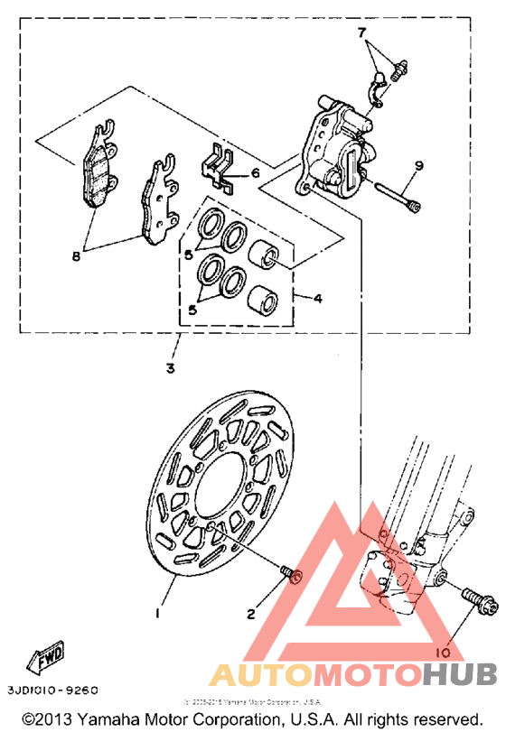 Передний суппорт