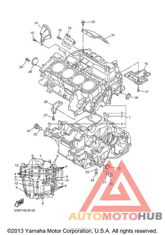 Картер двигателя