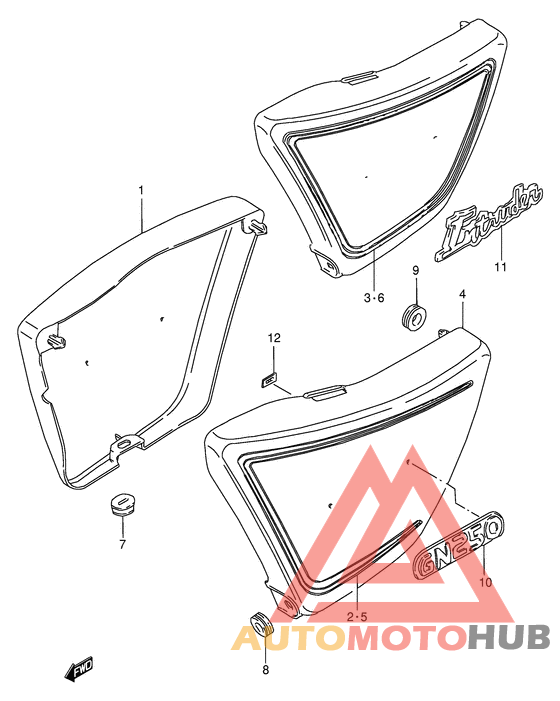 Обтекатель задний