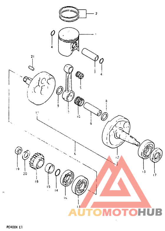 Вал коленчатый