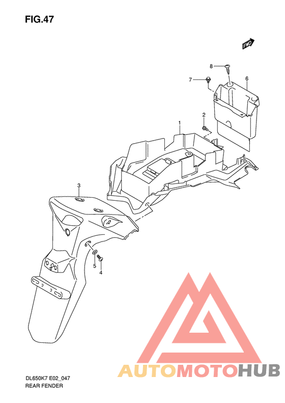 Заднее крыло