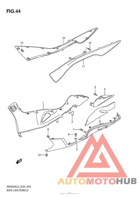 Side Leg Shield (An400Al3 E33)
