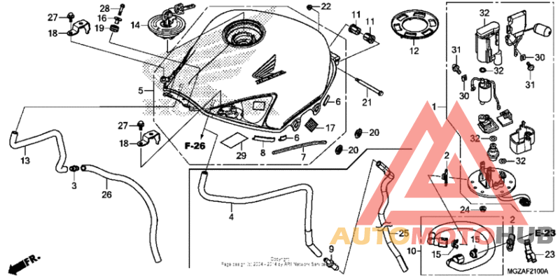 Fuel tank + fuel pump