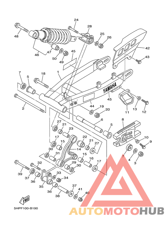 Rear arm. suspension