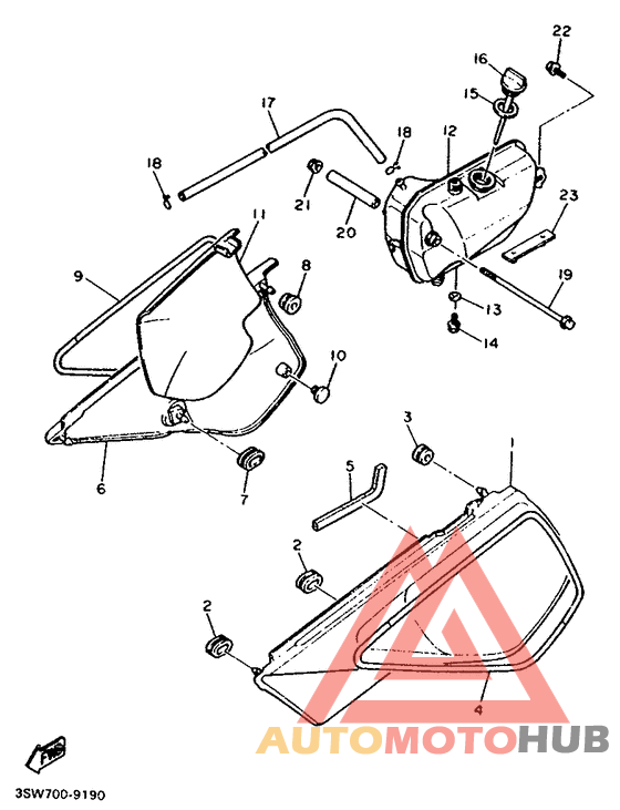 Side cover / oil tank