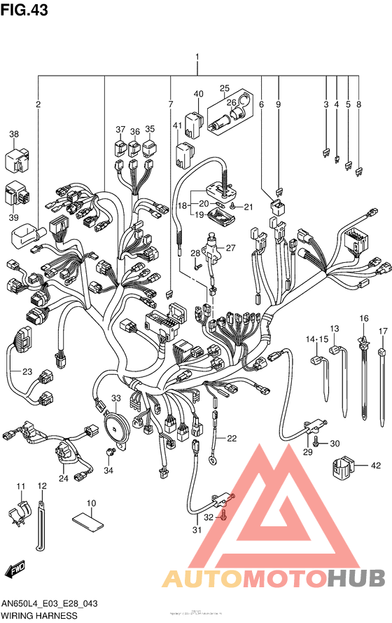 Wiring Harness (An650L4 E33)
