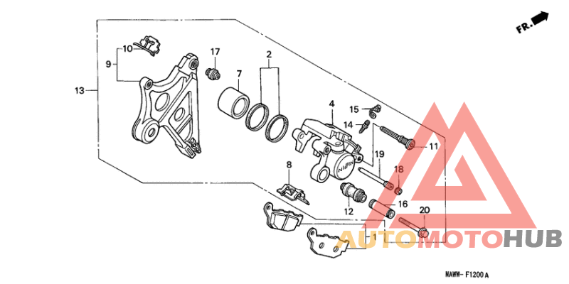 Задний суппорт