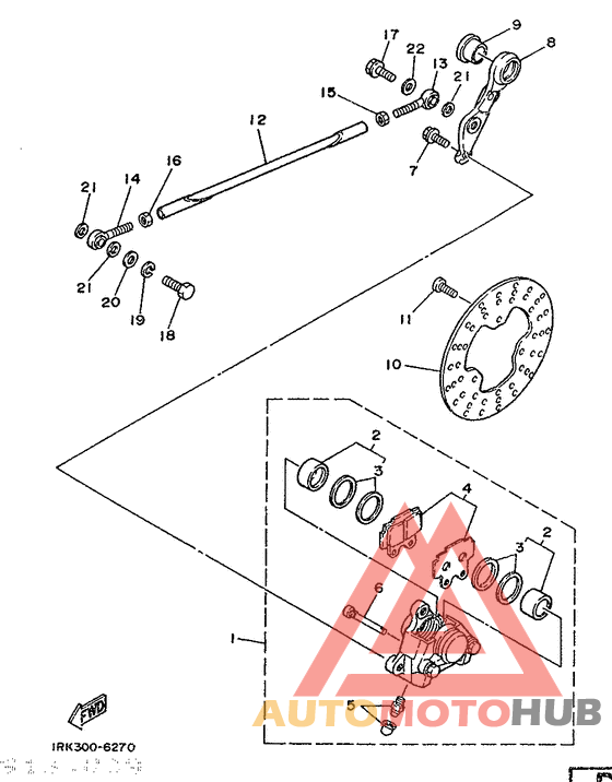 Задний суппорт