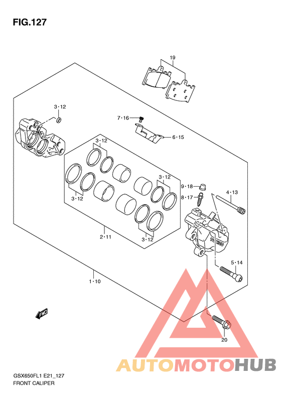 Передний суппорт