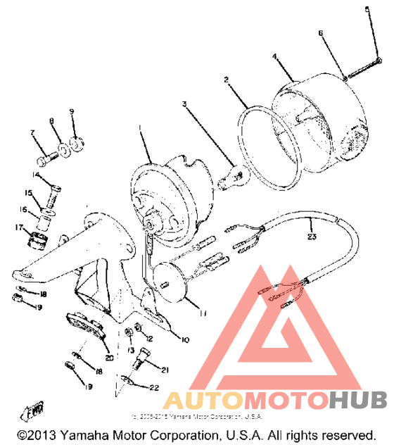 Задний фонарь