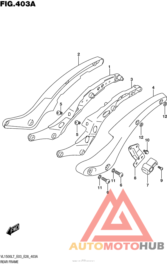 Rear Frame (Vl1500Bl7 E03)