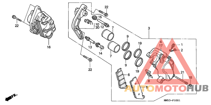 Передний суппорт