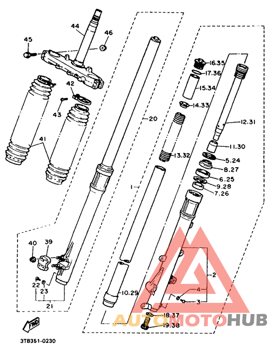 Передняя вилка