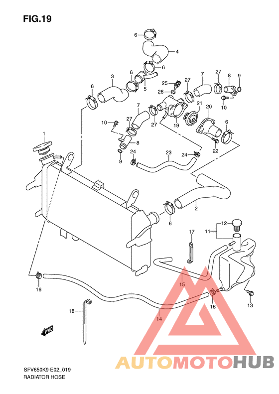Радиатор hose