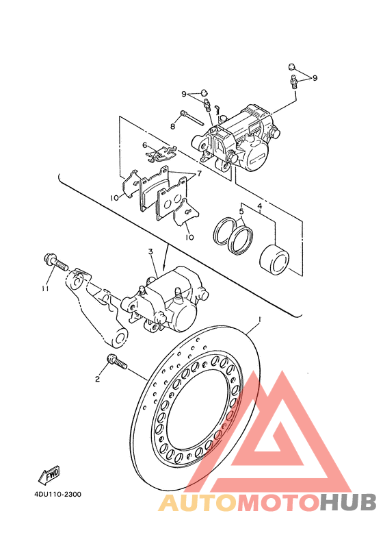 Задний суппорт