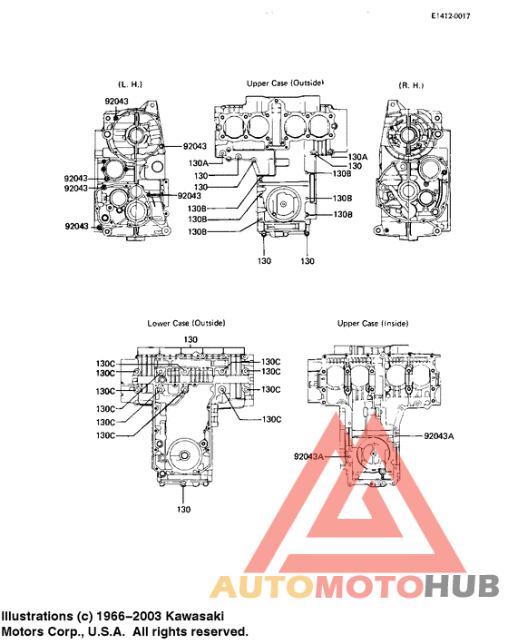 Crankcase bolt & stud pattern