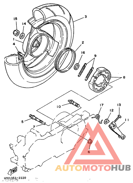Переднее колесо