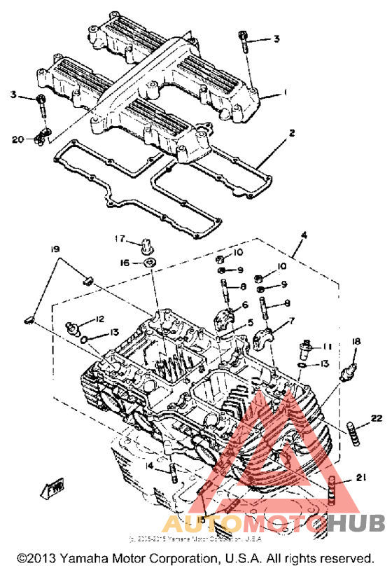 Cylinder head cover-cylinder head