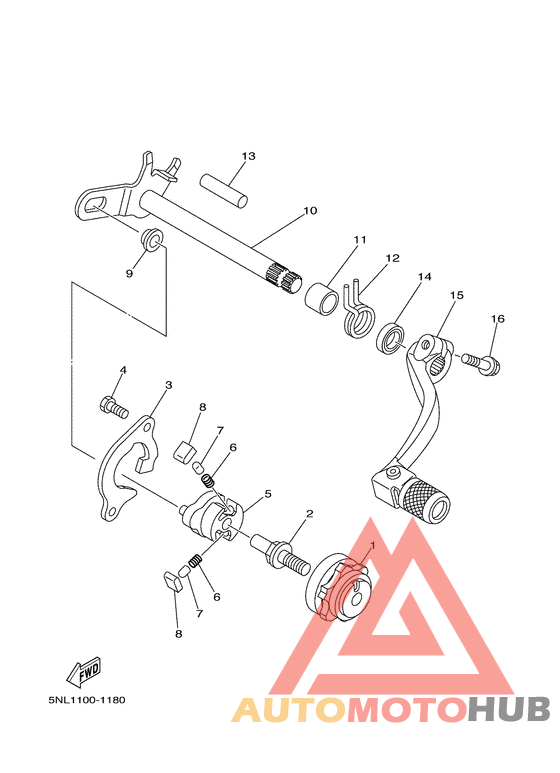 Вал переключения