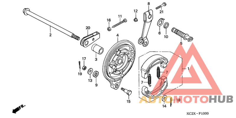 Задний тормоз