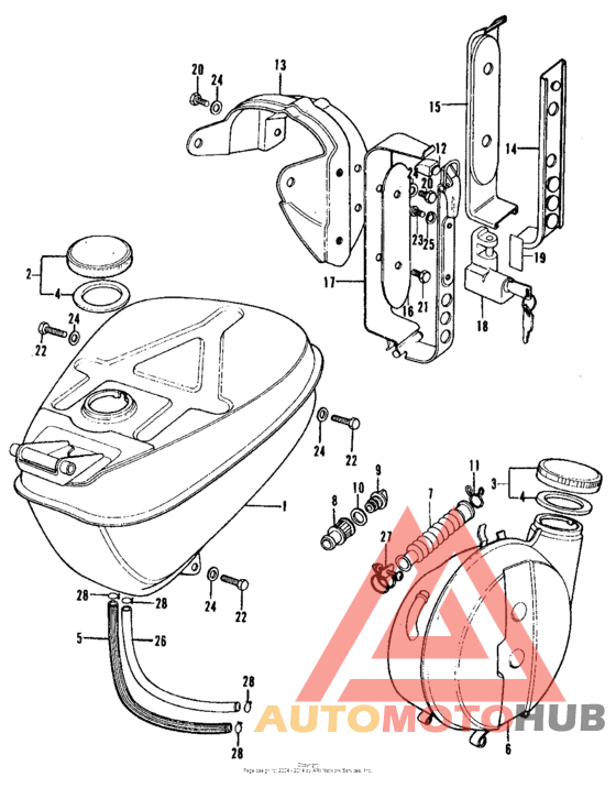 Fuel tank + sub tank
