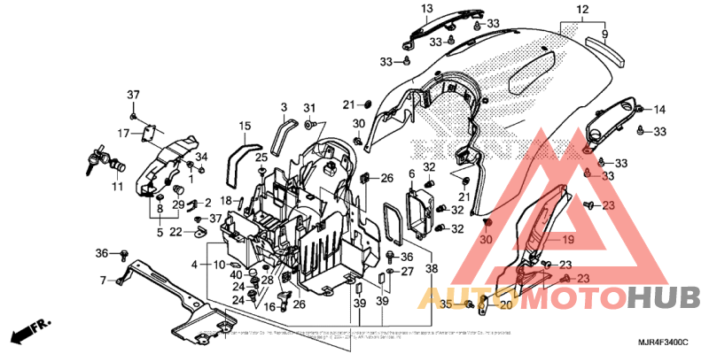 Задний бампер