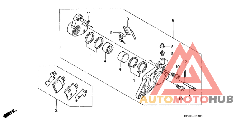 Передний суппорт