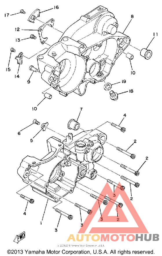 Картер двигателя