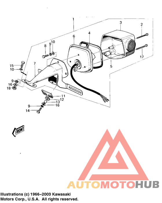 Taillight unit ass`y
