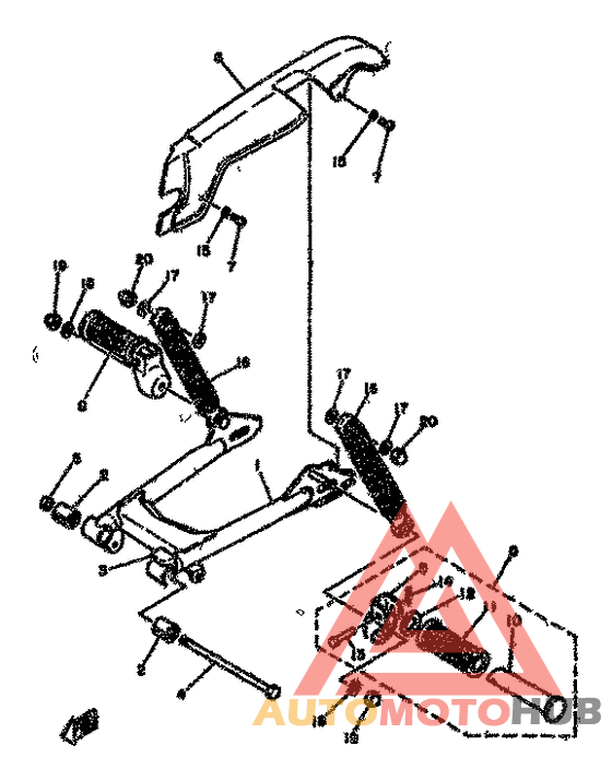 Rear arm. suspension