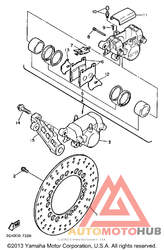 Задний суппорт