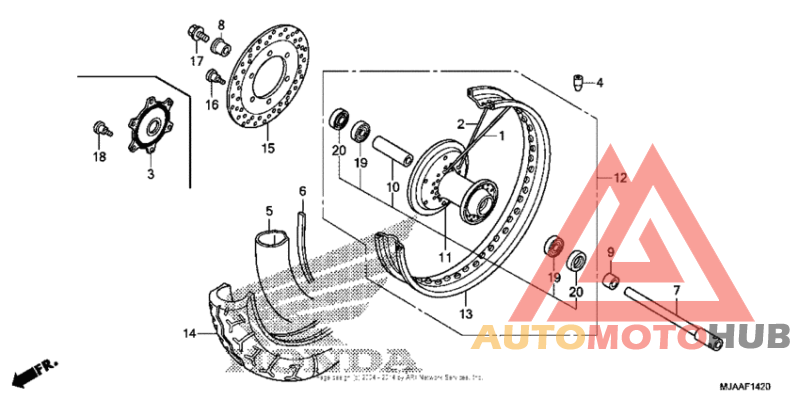 Front wheel (1)