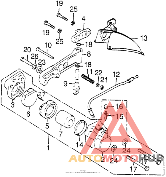 Передний суппорт