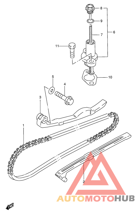 Держатель направляющей