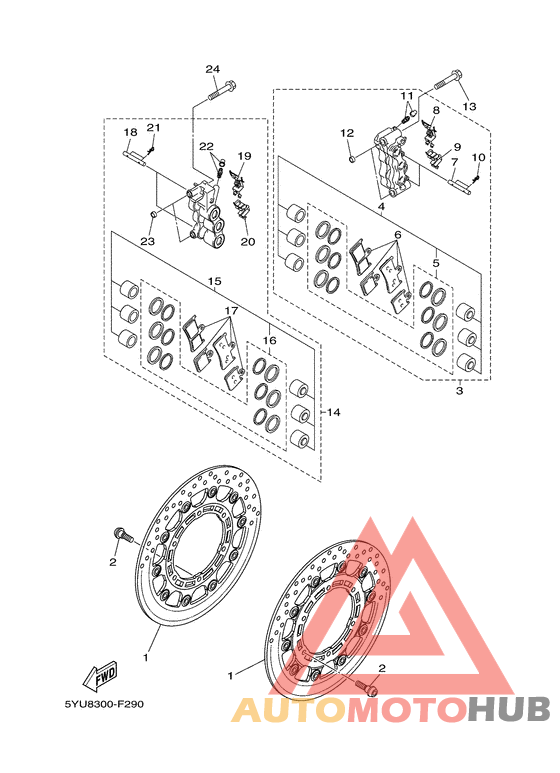 Передний суппорт