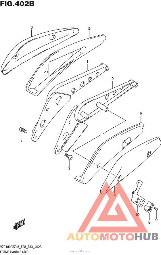 Frame Handle Grip (Vzr1800Bzl5 E33)