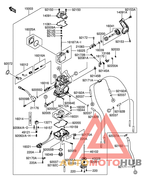 Carburetor assy