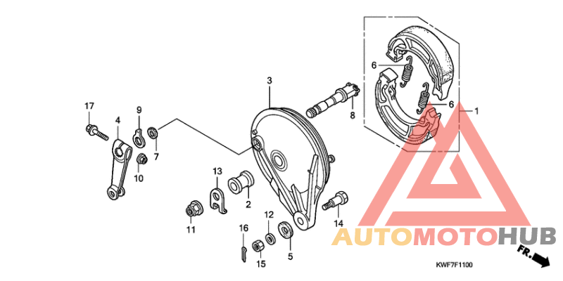 Задний тормоз