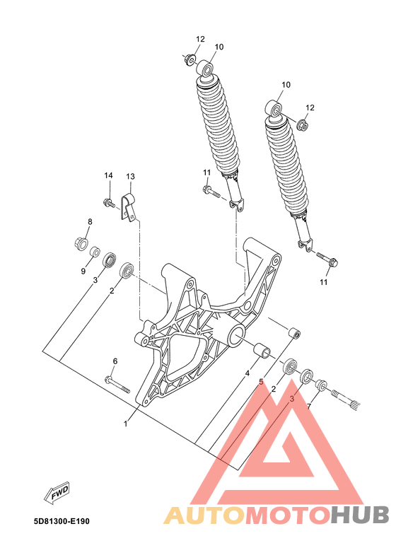 Bras arriere & suspension