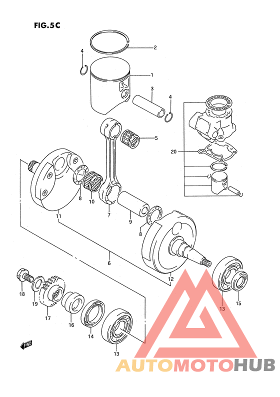 Вал коленчатый