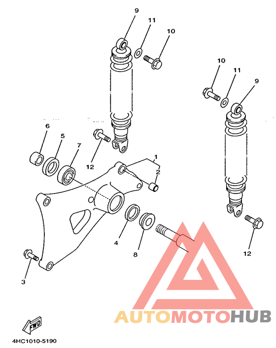 Rear arm. suspension