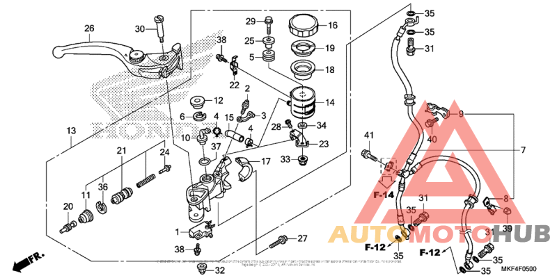 Front Brake Master Cylinder (1)