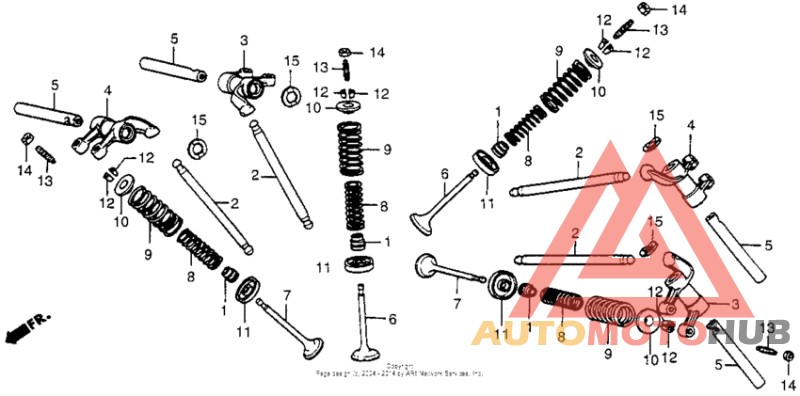 Valve + upper rocker arm