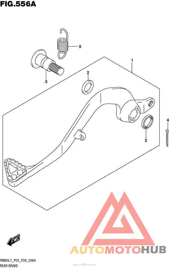Задний тормоз