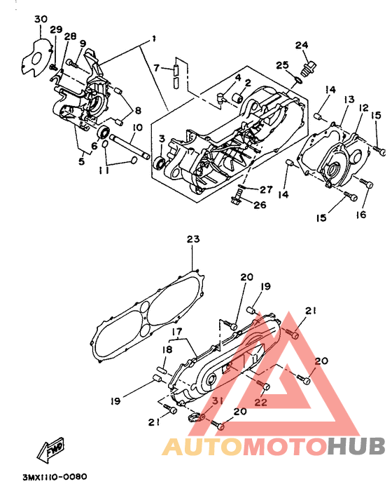 Картер двигателя